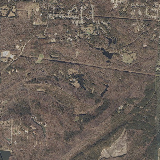 Aerial imagery of Boyden Lake, AL