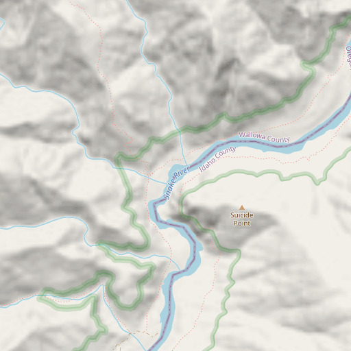 OpenStreetMap map of Salt Creek, OR