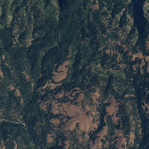 Aerial imagery of Sanger Mine, OR
