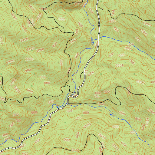 OpenTopoMap map of Sherman Ranch, OR