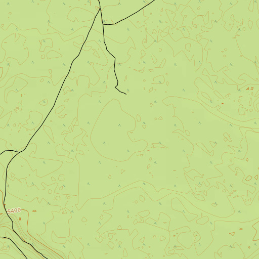 OpenTopoMap map of Stimson Meadow, OR
