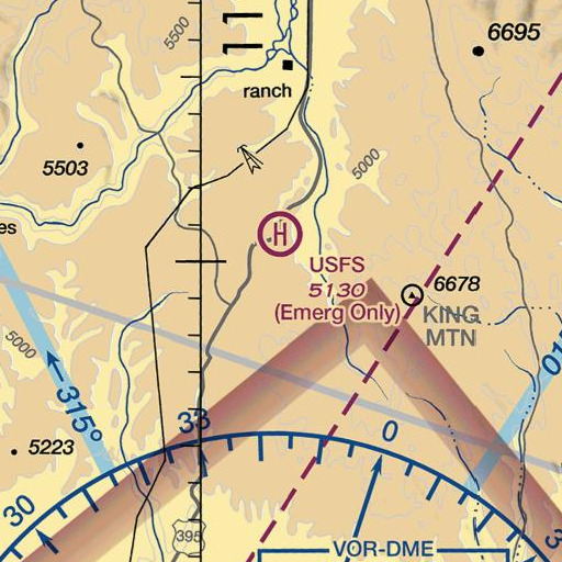 FAA VFR chart of Strawberry Spring, OR