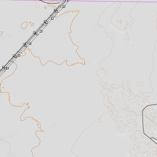 OpenTopoMap map of Sycan Flat, OR