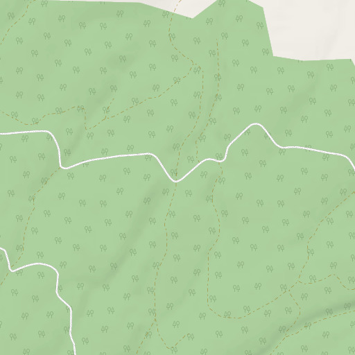 OpenStreetMap map of Thirteenmile Spring, OR