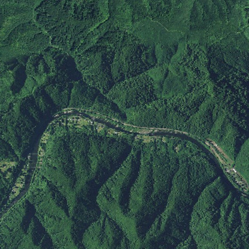 Aerial imagery of Thompson Creek, OR