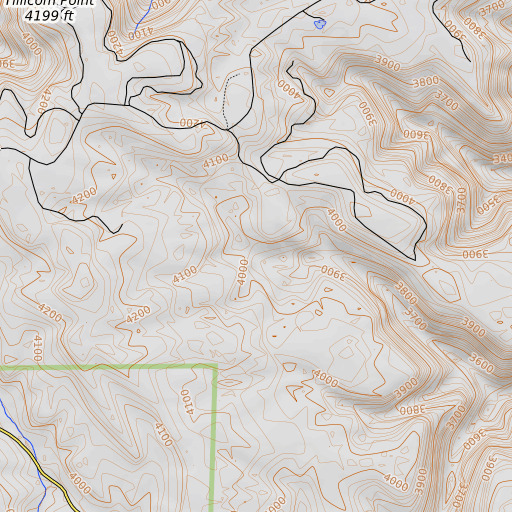 OpenTopoMap map of Wells Spring, OR