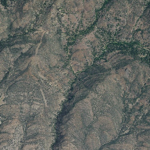 Aerial imagery of West Fork Dry Creek, OR