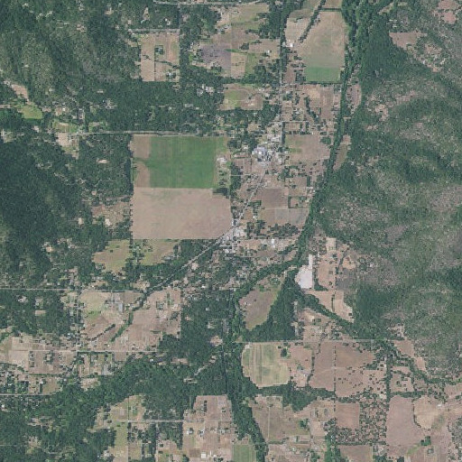 Aerial imagery of Williams, OR