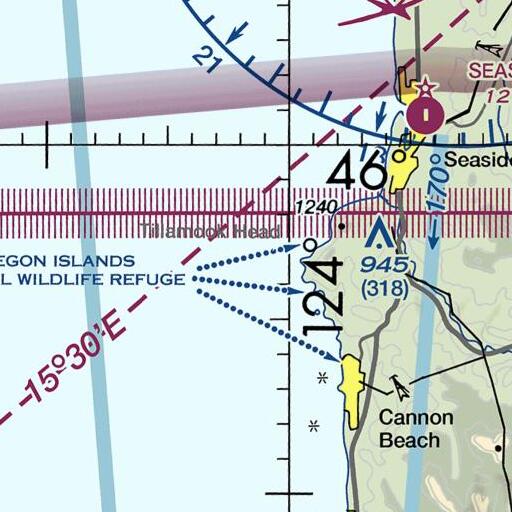FAA VFR chart of Alder Creek, OR