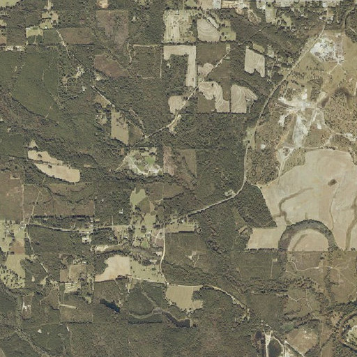 Aerial imagery of Camp Creek, AL
