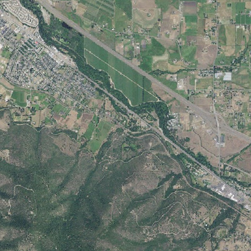 Aerial imagery of Pollard Spring, OR