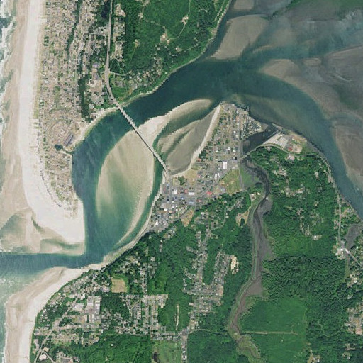 Aerial imagery of Red River, OR