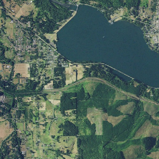 Aerial imagery of Dexter Siding, OR