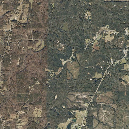 Aerial imagery of Central School, AL