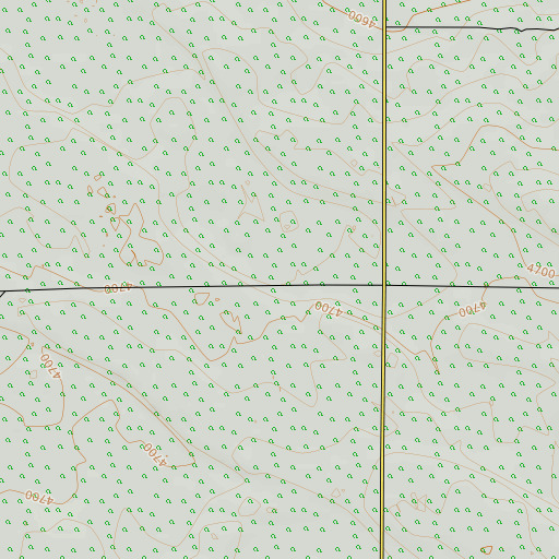 OpenTopoMap map of Dominick Well, OR