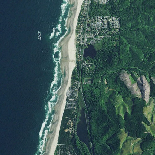 Aerial imagery of Watseco Creek, OR