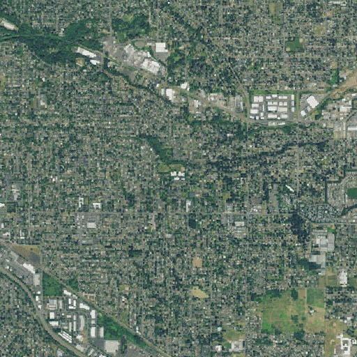 Aerial imagery of Lewelling Elementary School, OR