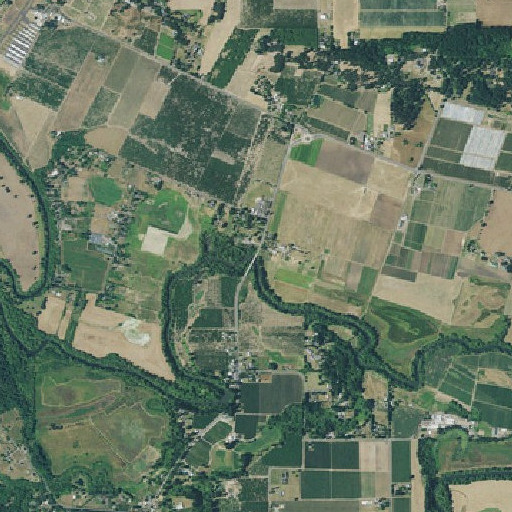 Aerial imagery of Scholls Bridge, OR