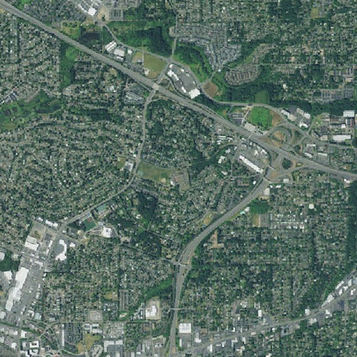 Aerial imagery of Cedar Park Middle School, OR