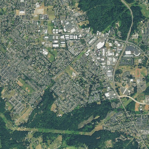 Aerial imagery of Gaffney Lane Elementary School, OR
