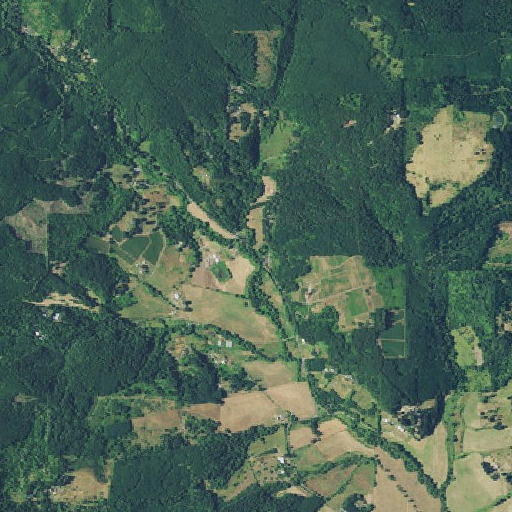 Aerial imagery of Hay Creek, OR