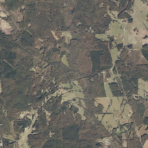 Aerial imagery of Coffee Creek, AL