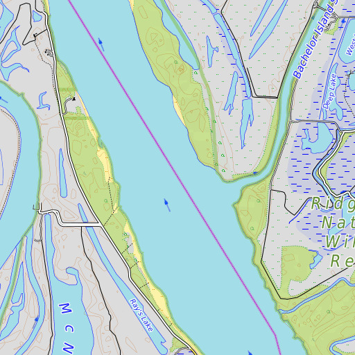OpenTopoMap map of Henrici Range, OR