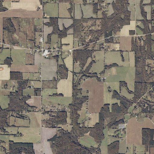 Aerial imagery of Corn Branch, AL