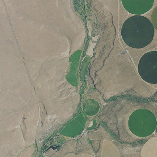 Aerial imagery of Harriet (historical), OR