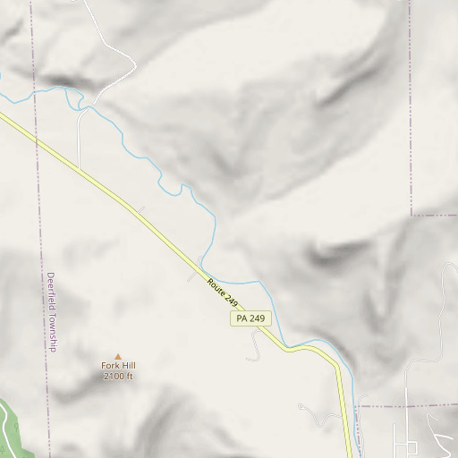 OpenStreetMap map of Abbott Hollow, PA