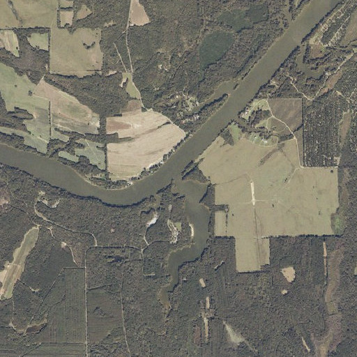 Aerial imagery of Cypress Creek, AL