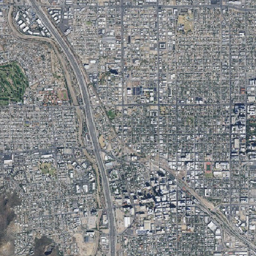 Aerial imagery of Spring Junior High School, AZ