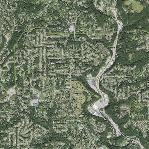 Aerial imagery of De Haven School, PA