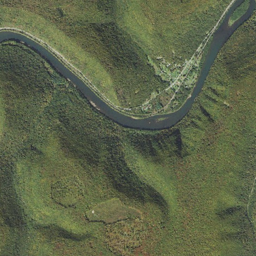 Aerial imagery of Dry Run, PA