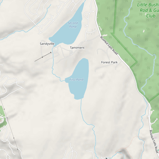 OpenStreetMap map of First Pond, PA