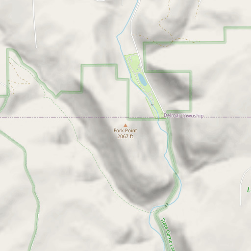 OpenStreetMap map of Fork Point, PA