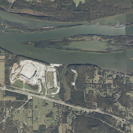 Aerial imagery of Dry Creek, AL