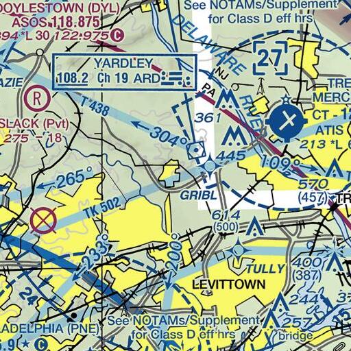 FAA VFR chart of Goodnow School, PA