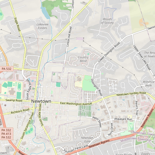 OpenStreetMap map of Goodnow School, PA