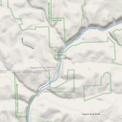 OpenStreetMap map of Harris Bridge, PA