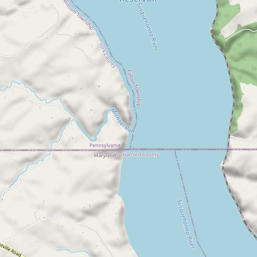 OpenStreetMap map of Michael Run, PA