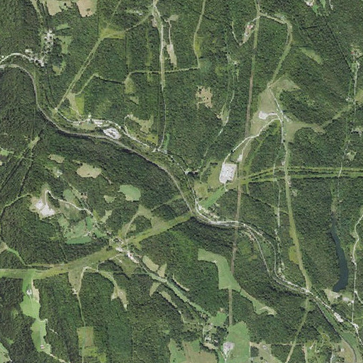 Aerial imagery of Mud Lick Run, PA