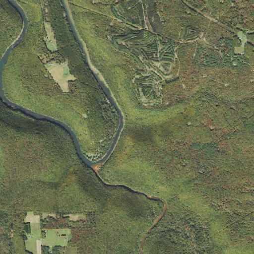 Aerial imagery of Redlick Run, PA