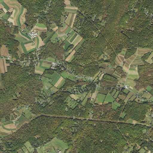 Aerial imagery of Roebuck School, PA