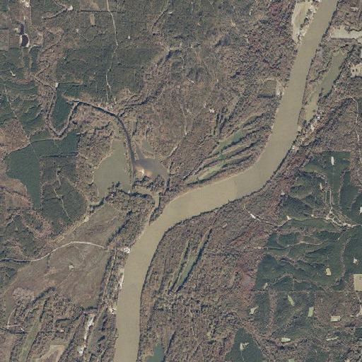 Aerial imagery of Gilbertown Dock, AL