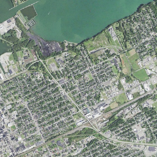 Aerial imagery of Wayne Park, PA