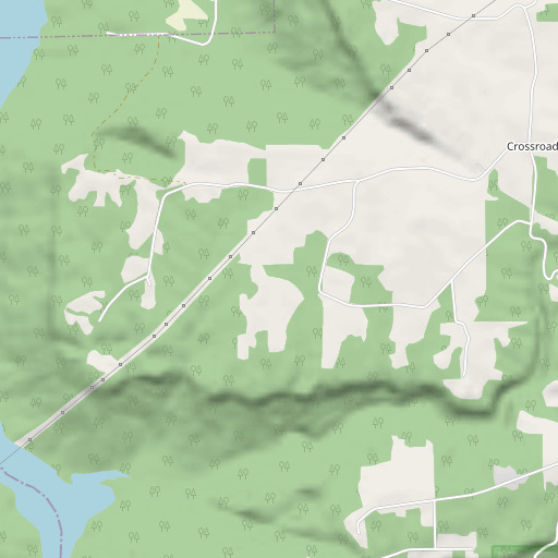 OpenStreetMap map of Godwin Point, AL