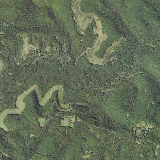 Aerial imagery of Wolf Lick Run, PA