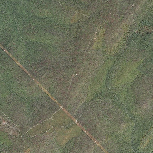 Aerial imagery of Big Pine Flat Ridge, PA