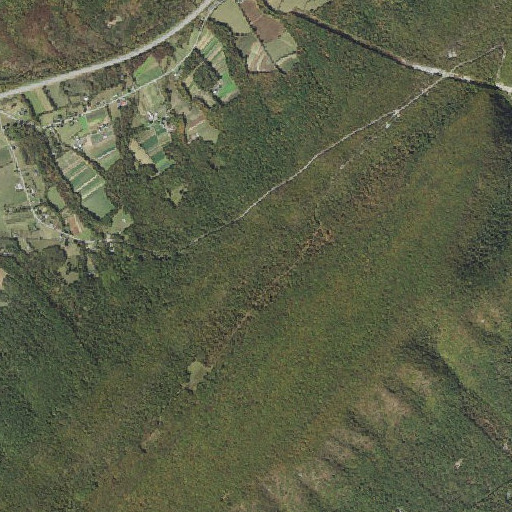 Aerial imagery of Timmons Mountain, PA